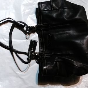 CoachBlackLeatherGalleryToteFLAWLESS NEW